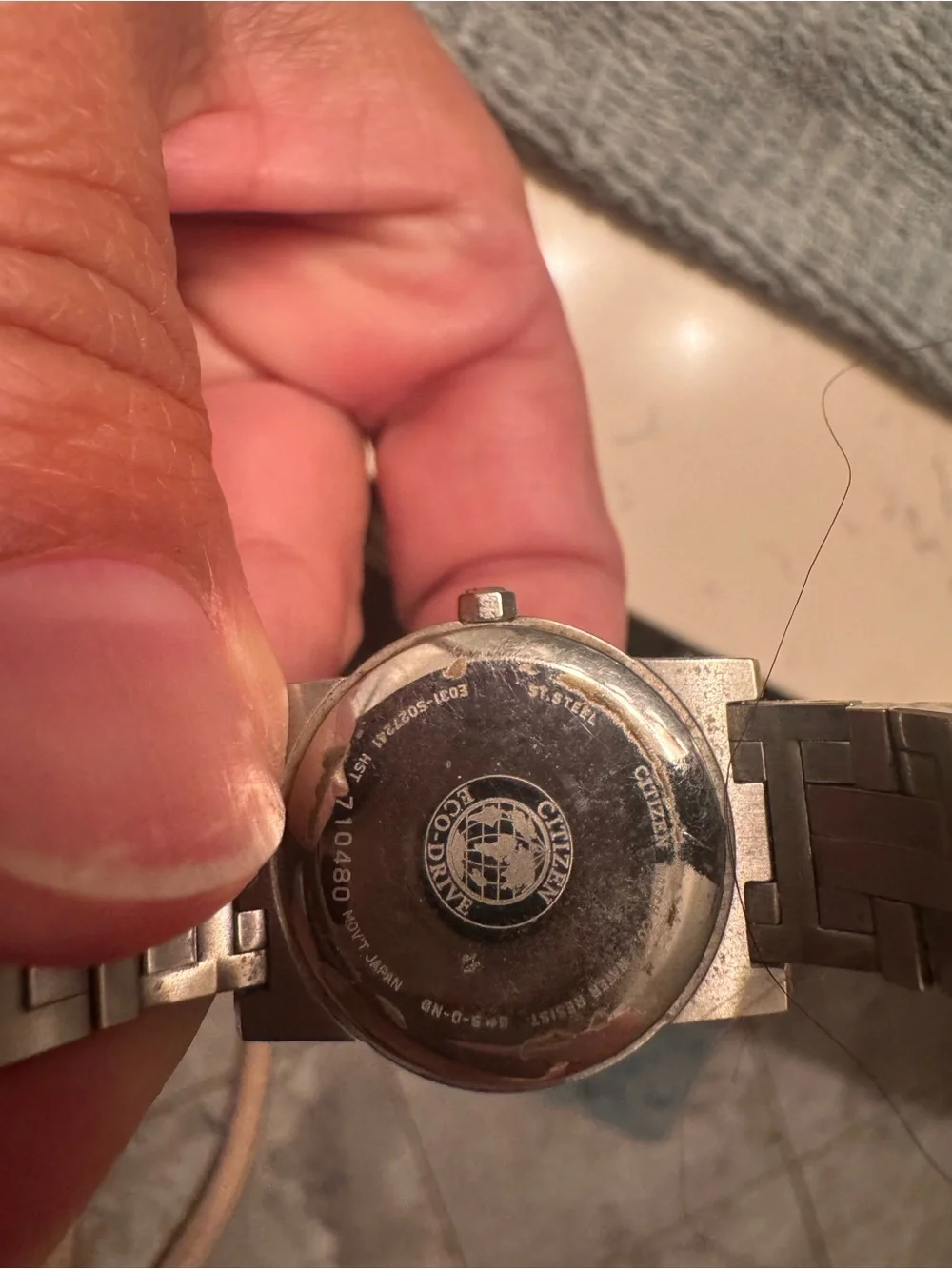 Citizen Silver-Tone Bracelet Watch with Crystal Bezel